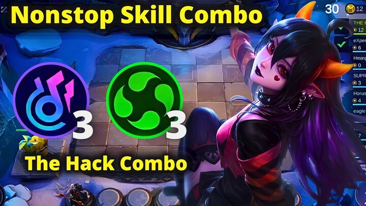 UNLIMITED SKILL SPAM COMBO STRONGEST 3 GOLD HERO | MLBB MAGIC CHESS BEST SYNERGY COMBO TERKUAT 2024
