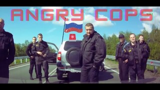 Russian police getting angry
