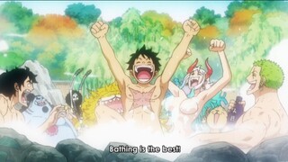 Bath Time With The Straw Hats In Wano