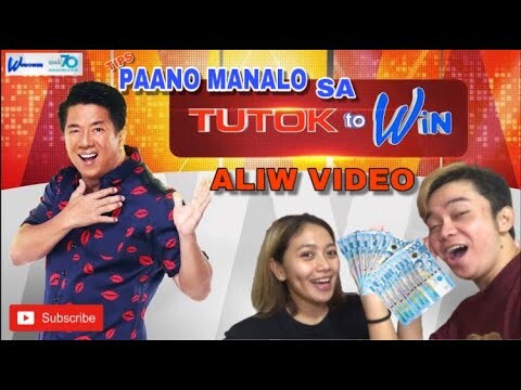 HOW TO WIN IN TUTOK TO WIN ALIW VIDEO  ( GRAVE !! GANUN PALA DAPAT !!) VLOG 10