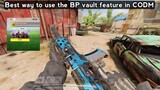 How to use the BP vault feature properly in CODM