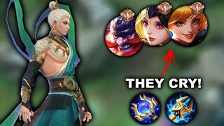 ENEMY CRIED WHYEN I BURST THEM USING VALE | VALE BEST BUILD | MOBILE LEGENDS