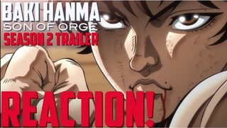 A NEW CHALLENGER APPEARS!!💥Baki Hanma: Son Of Orge Season 2 Trailer Reaction🔥