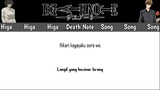 Nightmare - the WORLD (Death Note Opening 1) Lyrics Sub Indonesia