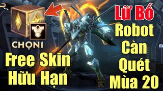 Mừng cập nhật 4.0 Garena Free skin lên tới Hưu hạn - Lữ bố Robot càn quét tướng nên chơi tại mùa 20