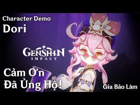 GENSHIN PV | Character Demo - Dori (CV : Kaneda Tomoko) - Cảm Ơn Đã Ủng Hộ! (JP Dub - Vietsub)