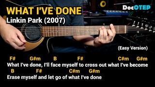 What I've Done - Linkin Park (2007) Easy Guitar Chords Tutorial with Lyrics Part 2 SHORTS