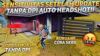 AUTO HEADSHOT❗TANPA DPI SENSITIVITAS HEADSHOT TERBARU SETELAH UPDATE || 100% HEADSHOT WORK SEMUA HP❗