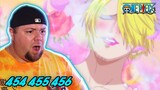Sanji vs Queen Caroline | One Piece REACTION - Episode 454, 455, & 456
