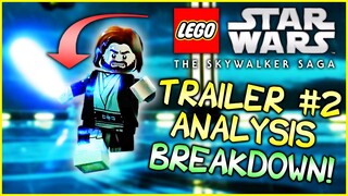 LEGO Star Wars: The Skywalker Saga | Gameplay Trailer #2 BREAKDOWN ANALYSIS (Hidden Details)