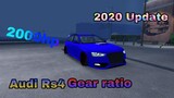 Audi Rs4 Gear Ratio | 2000hp | 2020 Update | Car Parking Multiplayer