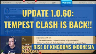 UPDATE 1.0.60: CHORES OF TIDES [ RISE OF KINGDOMS INDONESIA ]