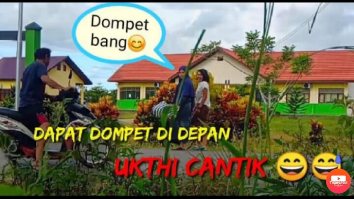 Prank indonesia lucu!! Dompet kosong di jalan