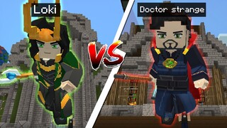 จะเกิดอะไรขึ้น!? ถ้ามี ''จอมเวทย์โลกิ สู้กับ...จอมเวทย์สเตรนจ์ !! | Blockman GO - Adventures