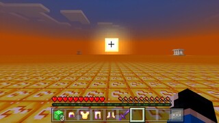 ถ้าทั้งโลกมีแต่ LuckyBlock สอนลง!เล่นได้100% | Minecraft Pe