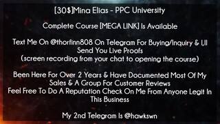 [30$]Mina Elias Course PPC University download