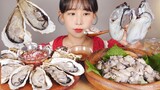 기다리던 굴이 나왔다🦪💓 생굴 먹방 Raw Oyster [eating show]mukbang korean food