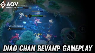 AoV : DIAO CHAN REVAMP GAMEPLAY | ARENA OF VALOR | LIÊNQUÂNMOBILE | ROV