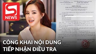 Vy Oanh công khai nội dung thư tiếp nhận điều tra nữ CEO Đại Nam của công an