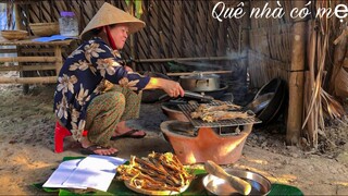 Gỏi Xoài Trộn Khô Cá Phai Nướng | Món Ăn Đặc Sản Miền Quê ( Dried mango salad ) Quê Nhà Có Mẹ