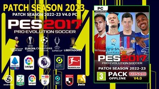 วิธีลง+รีวิว PES 2017 PATCH SEASON 2022-2023 V4.0