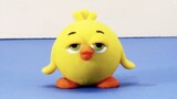Sleeping chicken cartoon for children - BabyClay animals