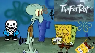 [Squidward Tentacles&SpongeBob] They are playing Monody&Megalovania