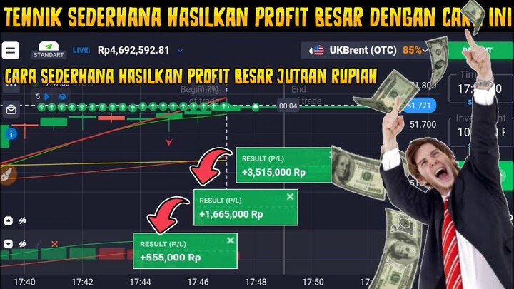TEHNIK TRADING SEDERHANA HASILKAN PROFIT BESAR | QUOTEX