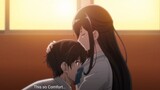 Nagisa hugging Kimizuka into her chest (English Dub Version)