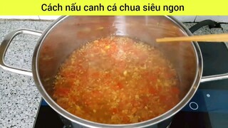 Nấu canh chua cá lóc