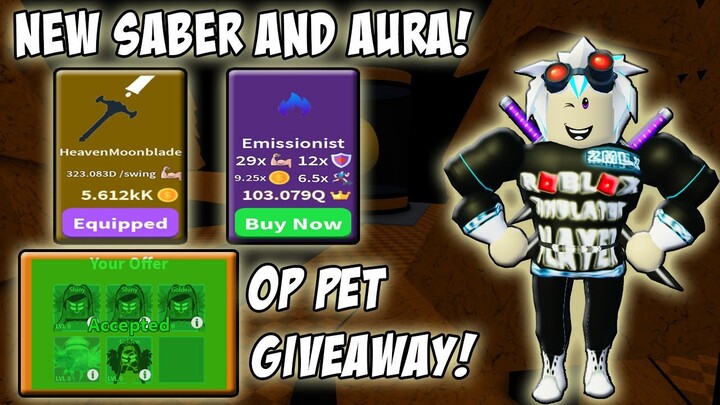 TRIPLE MOON PET GIVEAWAY ON SABER SIMULATOR LATEST UPDATE