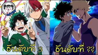 10 อันดับ 'คู่จิ้นวาย' จากเรื่อง #MyHeroAcademia ที่มี Doujinshi มากที่สุด!!