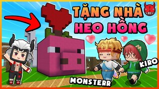 Titan Team Sinh Tồn 28: Songfish tặng Nhà Heo Hồng cho cặp đôi Monsterr và Kiro mini world