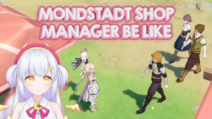[Clip] Mondstadt Shop Manager Be Like..