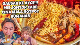 JONTOR! MIE CABE CINA HOTPOT, LIDAH MELELEH