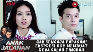 GAK SENGAJA PAPASAN DI SEKOLAH! EKSPRESI BOY MEMBUAT REVA SALAH TINGKAH - ANAK JALANAN