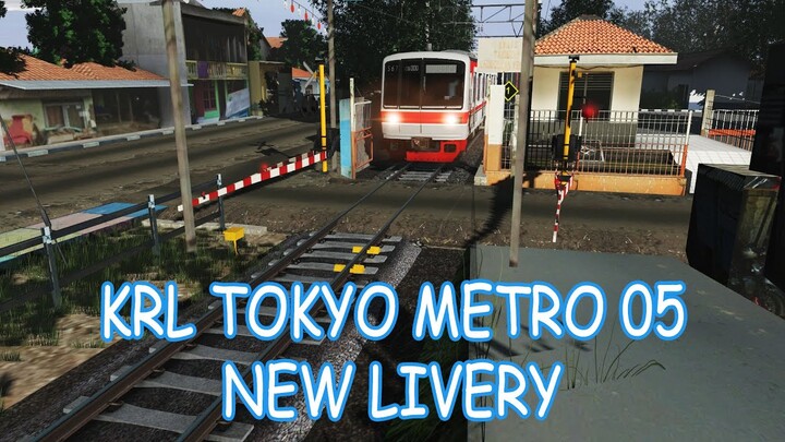 LANGSIRAN KRL TOKYO METRO 05 NEW LIVERY DI DEPO BUKIT DURI | TRAINZ SIMULATOR INDONESIA