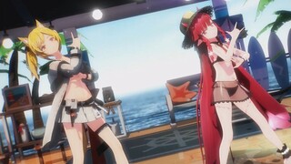 [Sora/Anko MMD] Duo patung pasir menjadi gila secara online, tolong bawa mereka pergi [ロキ-ROKI]