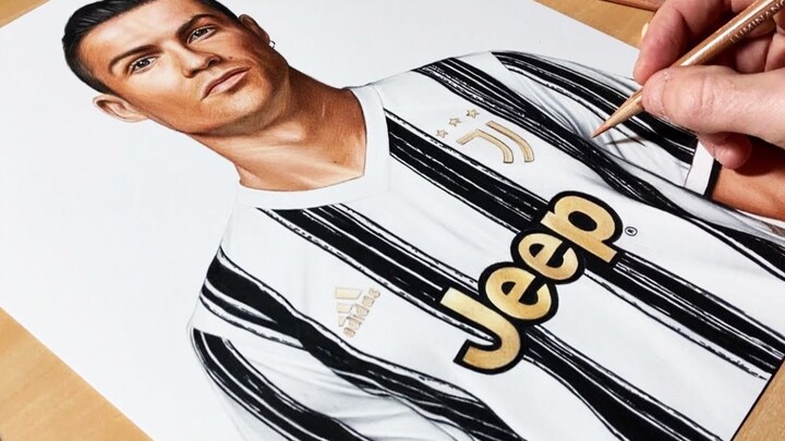 【Life】Speed drawing of Christiano Ronaldo