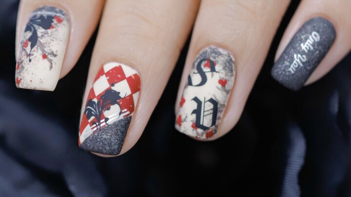 What year is it today, Black Butler manicure - Widowmaker