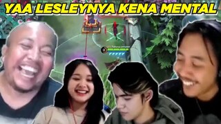 YA AMPUN NAKAL BANGET LESLEYNYA !!! APA COK LESLEY NI KENA MENTAL KAH MANIES !!!