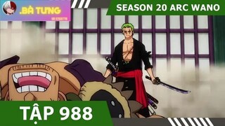 Review One Piece SS20  P20 ARC WANO  Tóm tắt Đảo Hải Tặc Tập 988 #Anime #HeroAnime