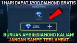 CARA DAPATKAN 1200 DIAMOND GRATIS DALAM SEHARI DARI LAZADA !!!