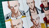 Drawing Saitama in Different Anime Manga Styles | One Punch Man | ワンパンマン