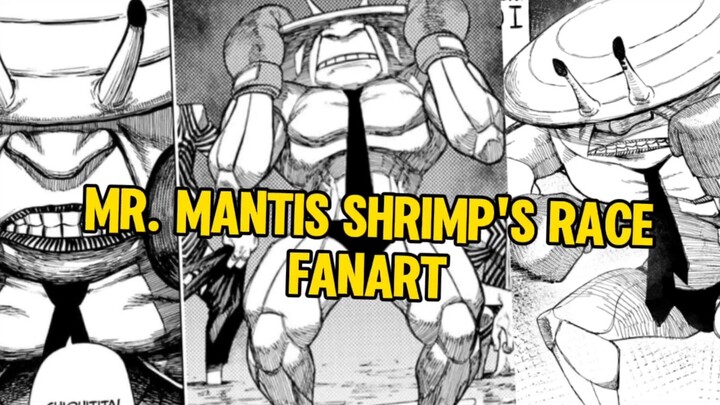 Fan art Mr. Mantis Shrimp's Race dandadan🔥🔥🔥