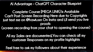 AI Advantage - ChatGPT Character Blueprint course download