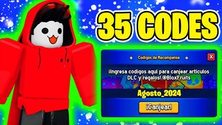 🚨 35 CODIGOS ACTIVOS DE BLOX FRUITS!! (AGOSTO 2024) 🚨