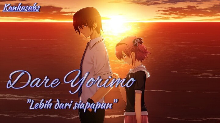 Dare Yorimo - KG ft. Sayuri Sugawara (lirik + terjemahan Indonesia)