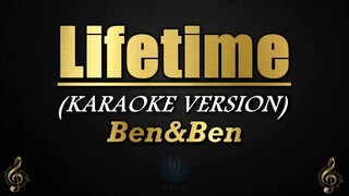 Lifetime - Ben&Ben (Karaoke/Instrumental)