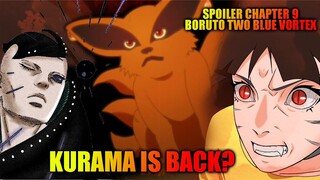 Spoiler Chapter 9 Boruto Two Blue Vorterx - Kurama Mini Muncul - Himawari Adalah Jinchuriki?